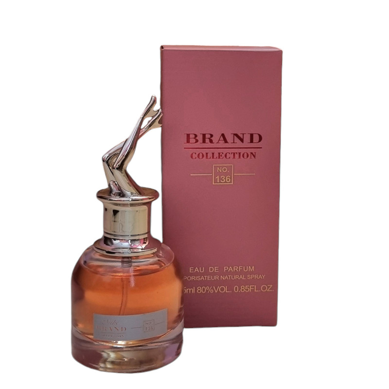 عطر جیبی   برند کالکشن مدل ژان پل گوتیه اسکندل شماره 136 حجم 25 میلی لیتر