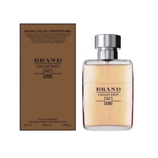 عطر 25 میل برند کالکشن کد 258 رایحه گوچی گیلتی ابسولوت