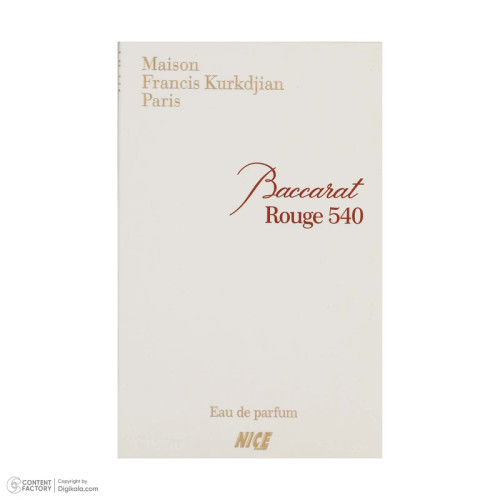 ادکلن باکارات رژ